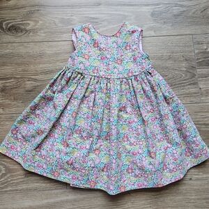 Papo d'Anjo Lisbon Adjustable Baby Girl Floral Dress & Bloomers 12M